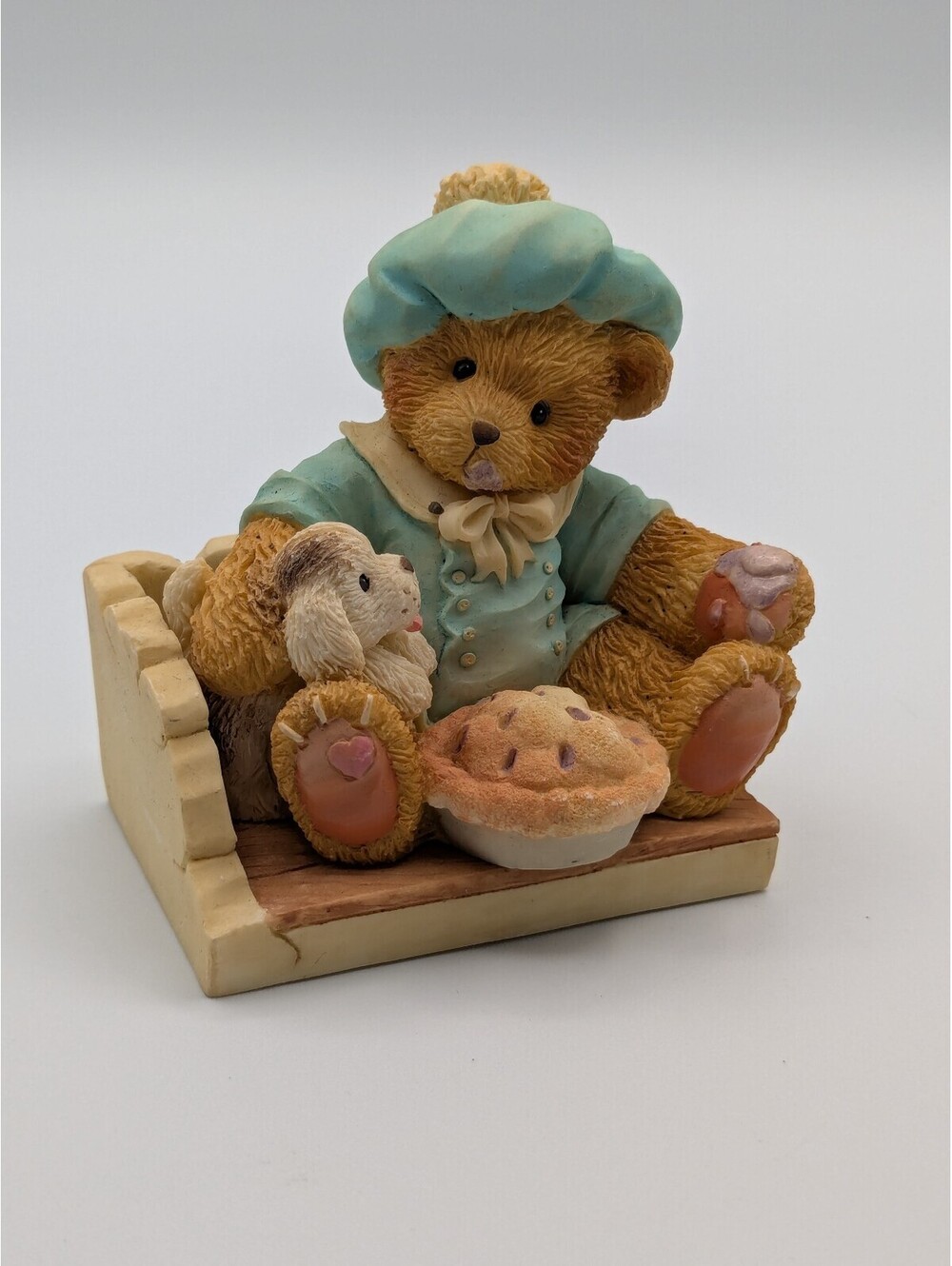 Cherished Teddies Little Jack Horner (624780) 1993 Plum Happy You're My Friend